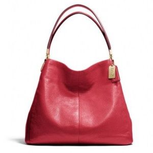 Coach Madison small Phoebe leather shoulder bag